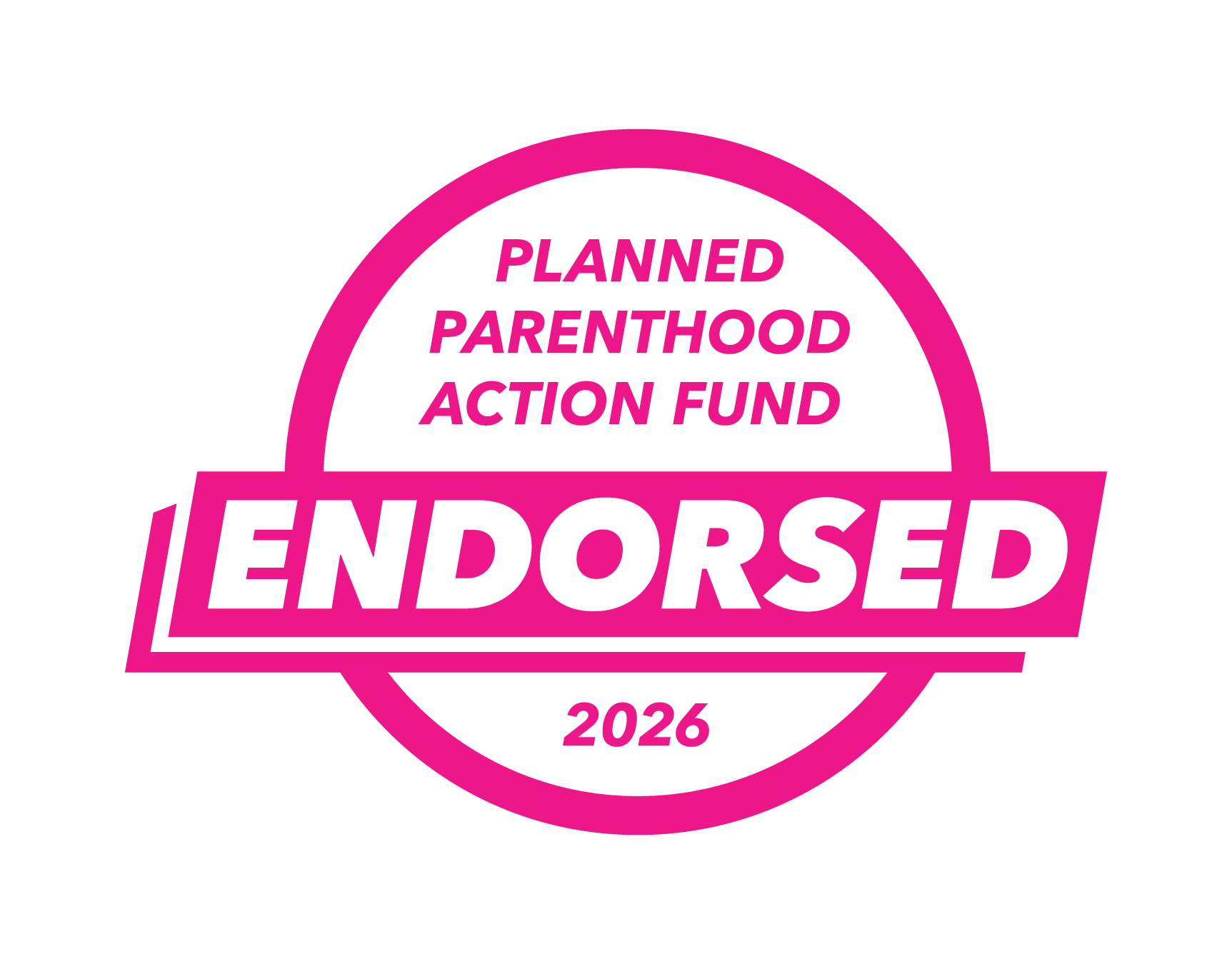 2026 Endorsement Seal Pink